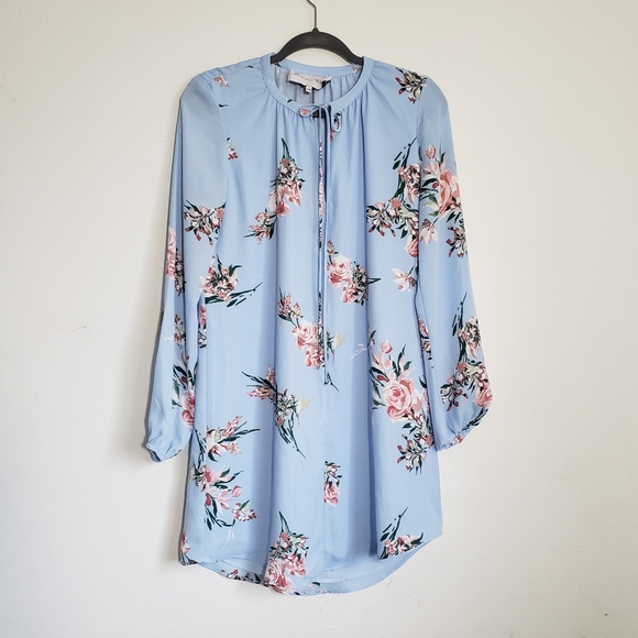 Charles Henry Dresses & Skirts - 🔥 2 for 15 🔥 Light blue, floral dress